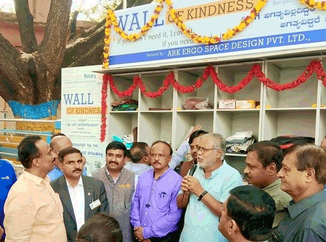 “Wall Of Kindness” From Clothes To Utensils Donate It All For A Good Cause At The Wall Of Kindness